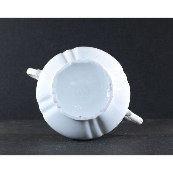 Three Crown China Sugar Bowl No Lid Rose Pattern Made in Germany 1950s - Picture 9 of 11